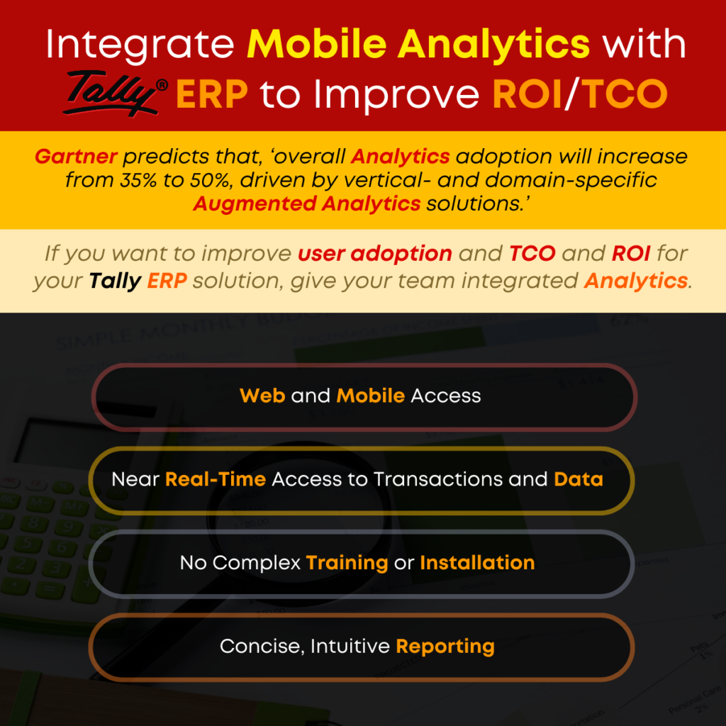 Integrate Mobile Analytics with Tally ERP to Improve ROI/TCO
