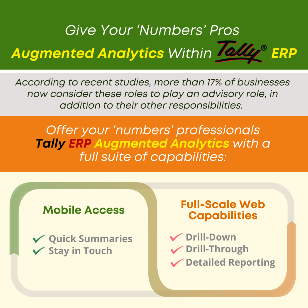 Give Your ‘Numbers’ Pros Augmented Analytics Within Tally ERP